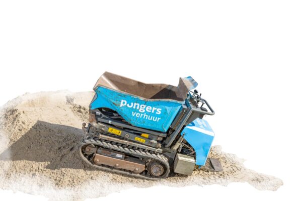 Dumper met hoogkiepbare laadbak