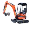 Kubota mini-kraan 1,7 ton (met dak)