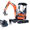 Kubota mini-kraan 1,7 ton (met dak)